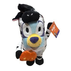 Bluey Zebra Costume Door Greeter 14” Halloween Decoration NEW Dog